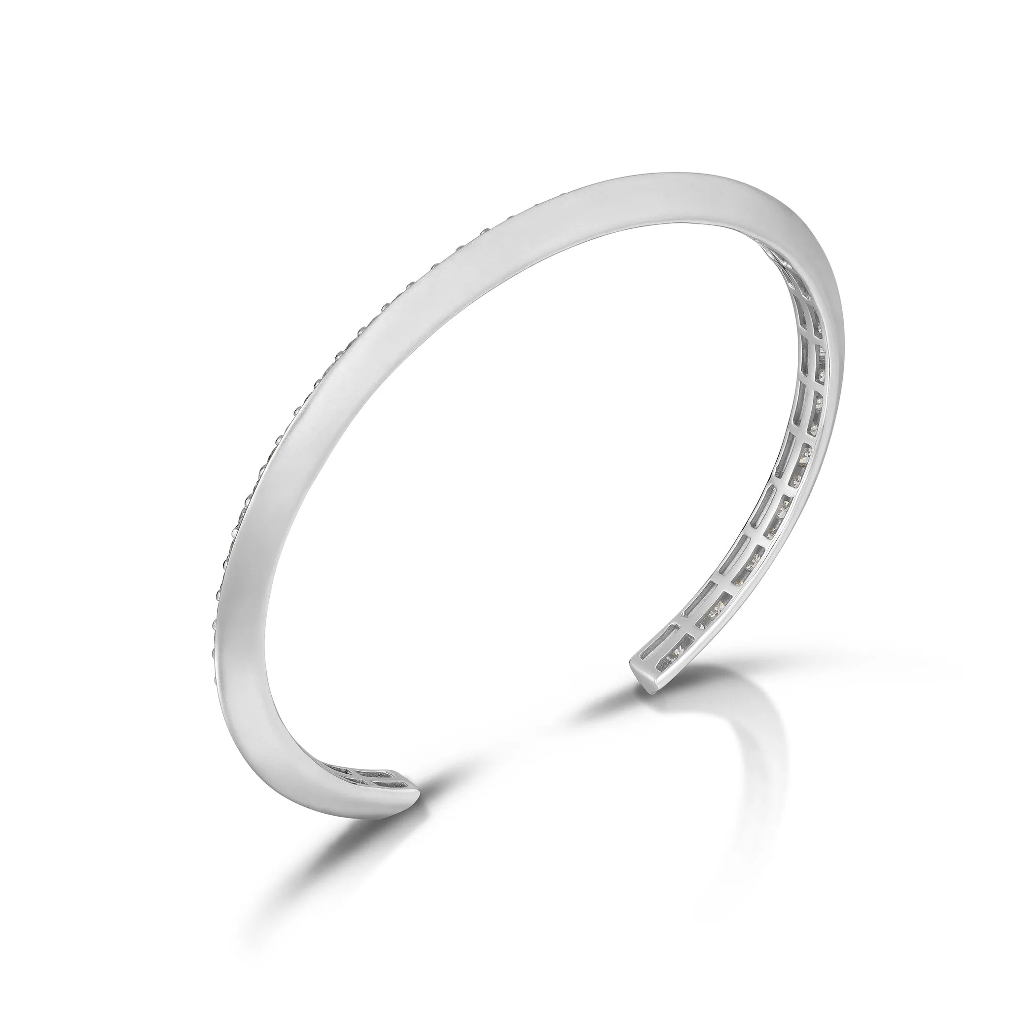 2.98 Carat Diamond Cuff Bracelet