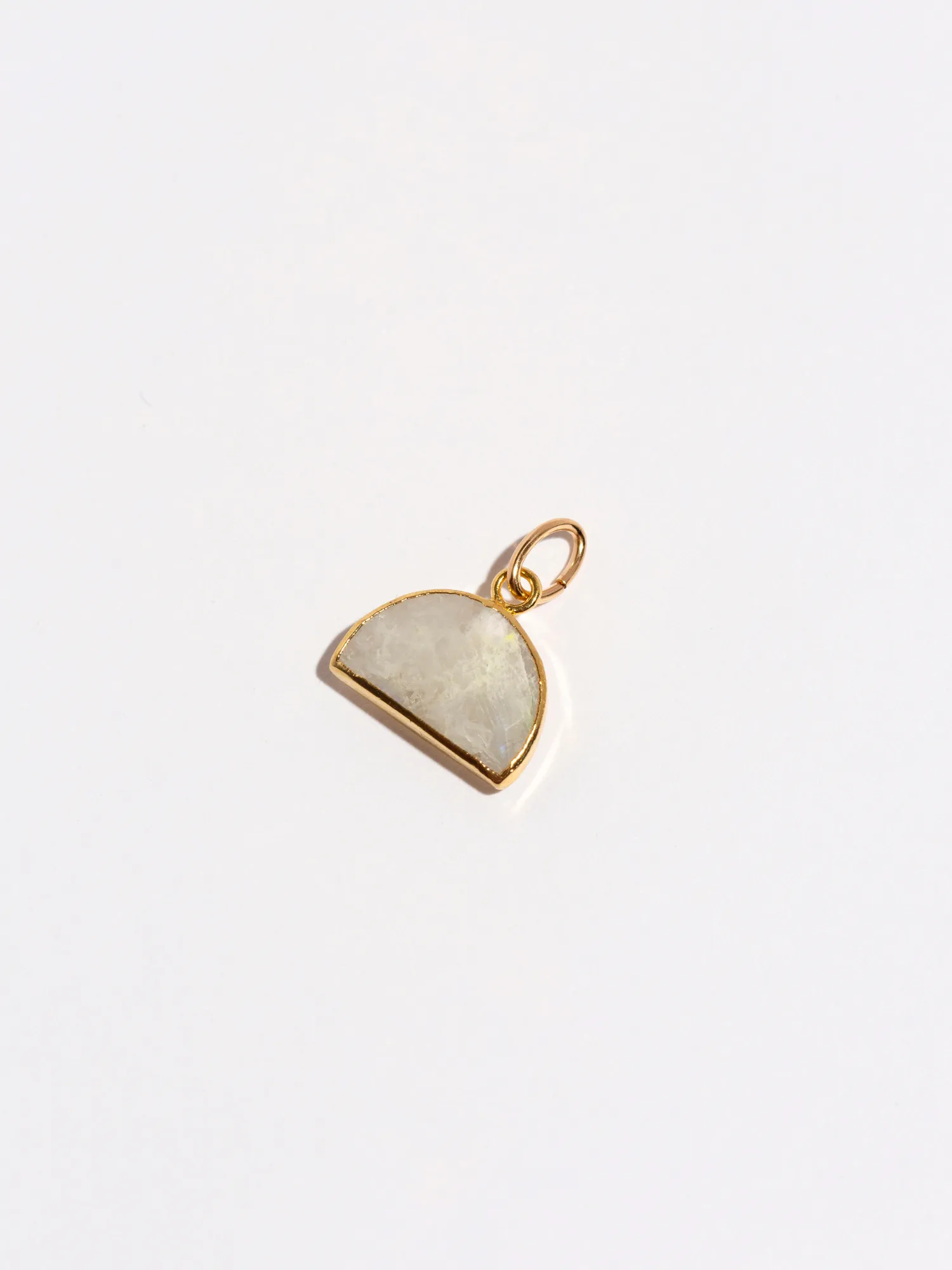 Amanda Moonstone Half Moon Pendant