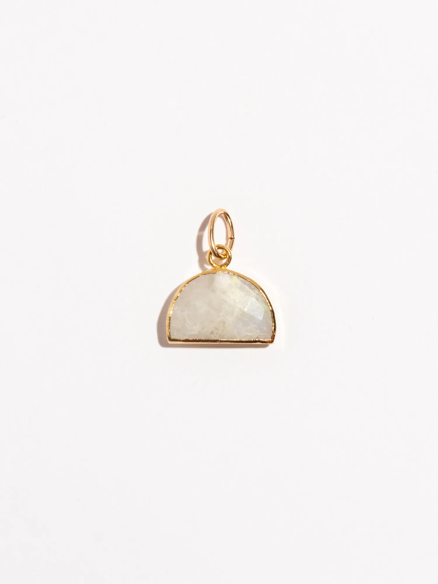 Amanda Moonstone Half Moon Pendant