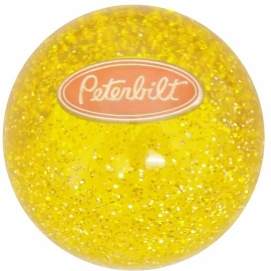 Amber Peterbilt Glitter Shift Knob