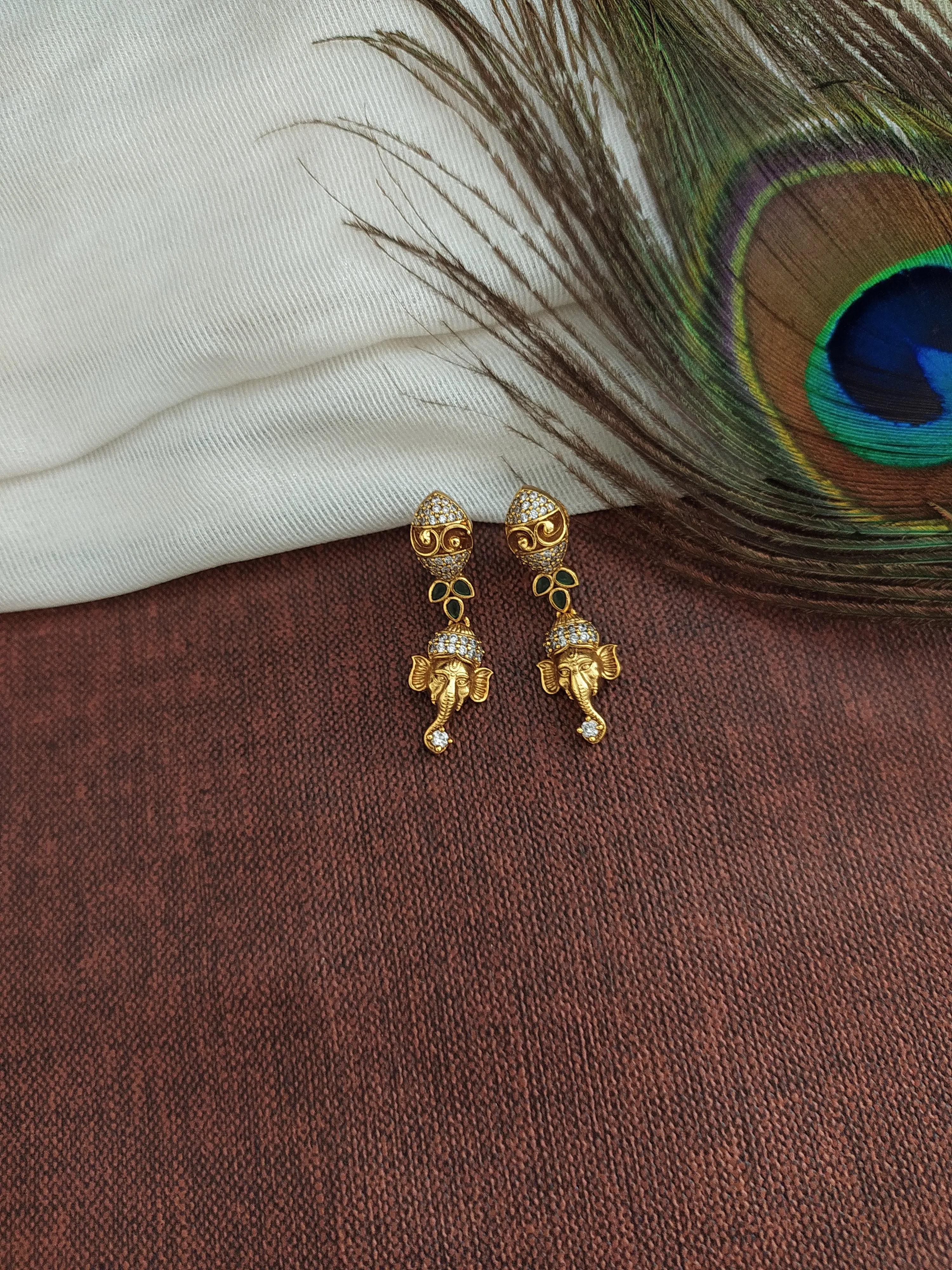 Antique Lord Ganesha Spiritual  Necklace Set