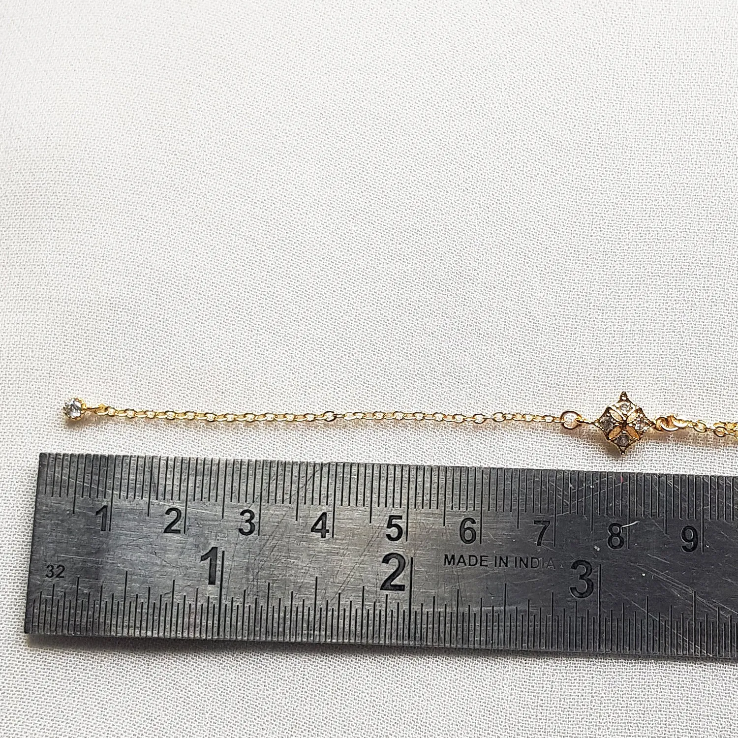 Dainty lariat necklace for weddings, y necklace in gold, silver