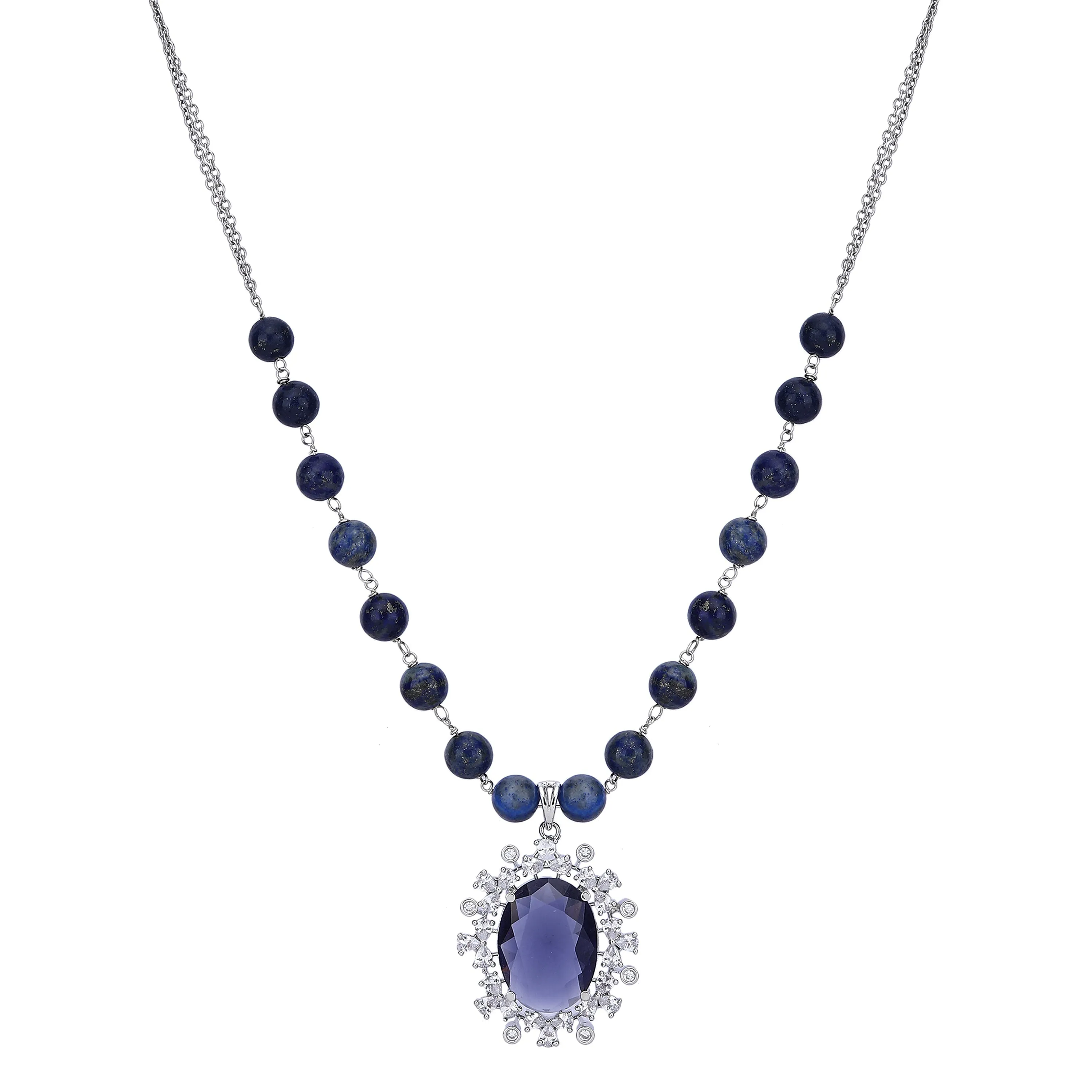 Kapila Zircon Pendant Set