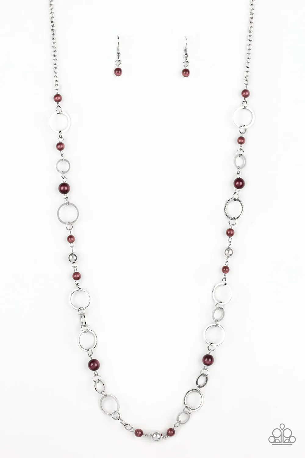 Kid In A Candy Shop - Purple Necklace - Paparazzi Accessories