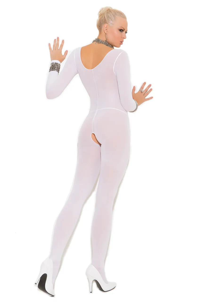 Long Sleeve Opaque Bodystocking