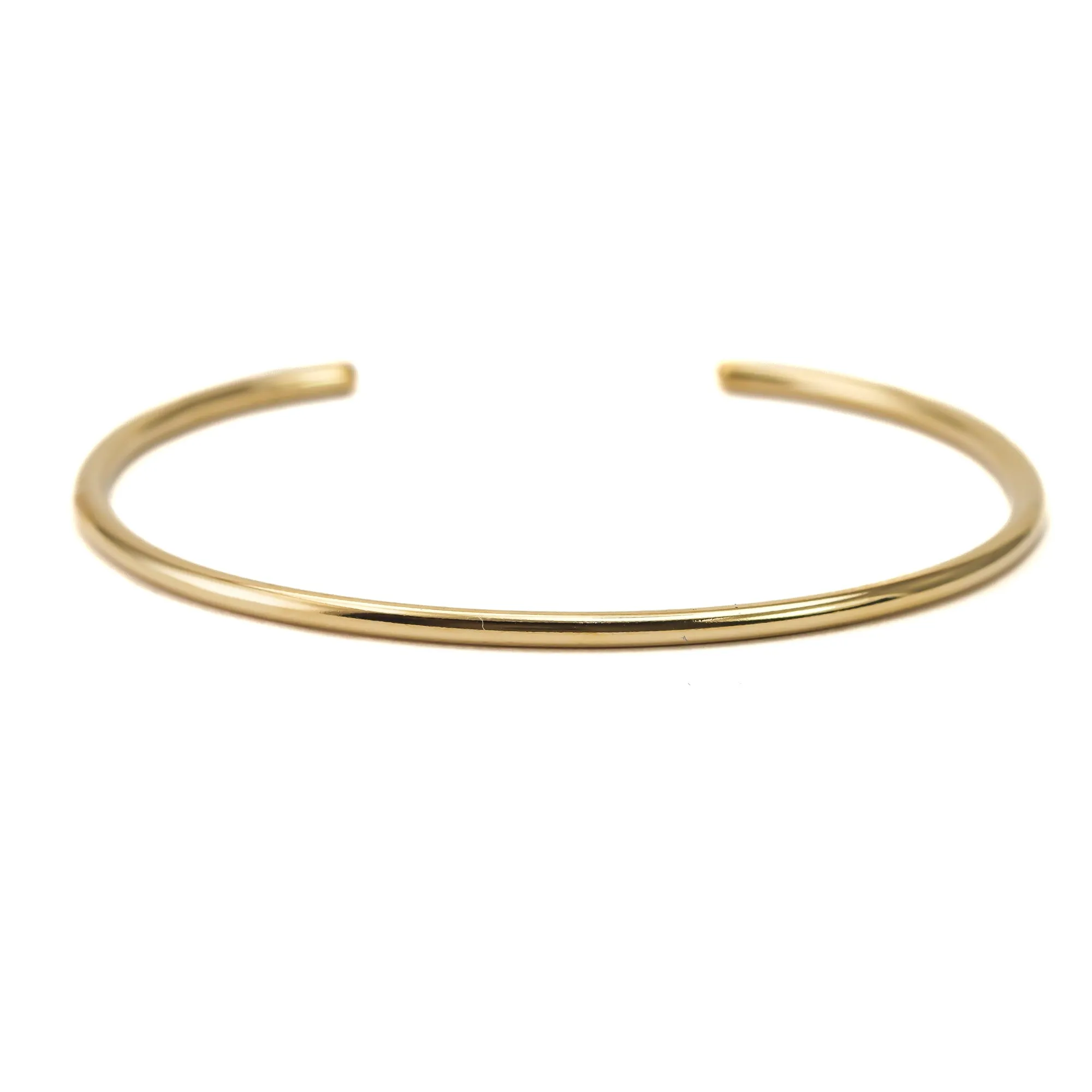 Matte Cuff Bracelet in Gold