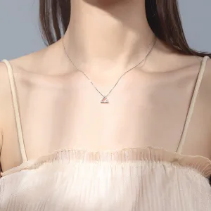 S925 Triangle Chain Necklace Choker
