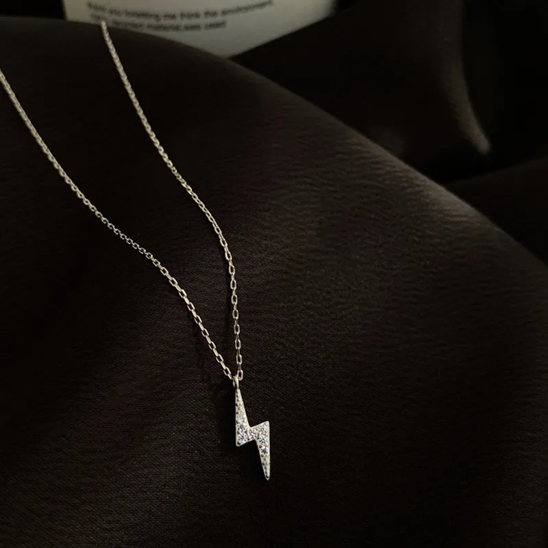 Silver Lightning Choker Necklace