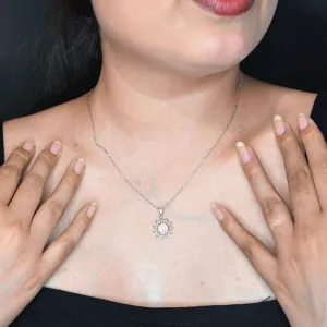 Silver Sunshine Necklace