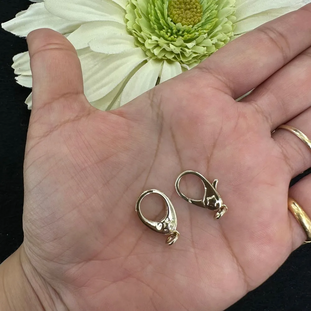 Solid Gold Handcuff Charm