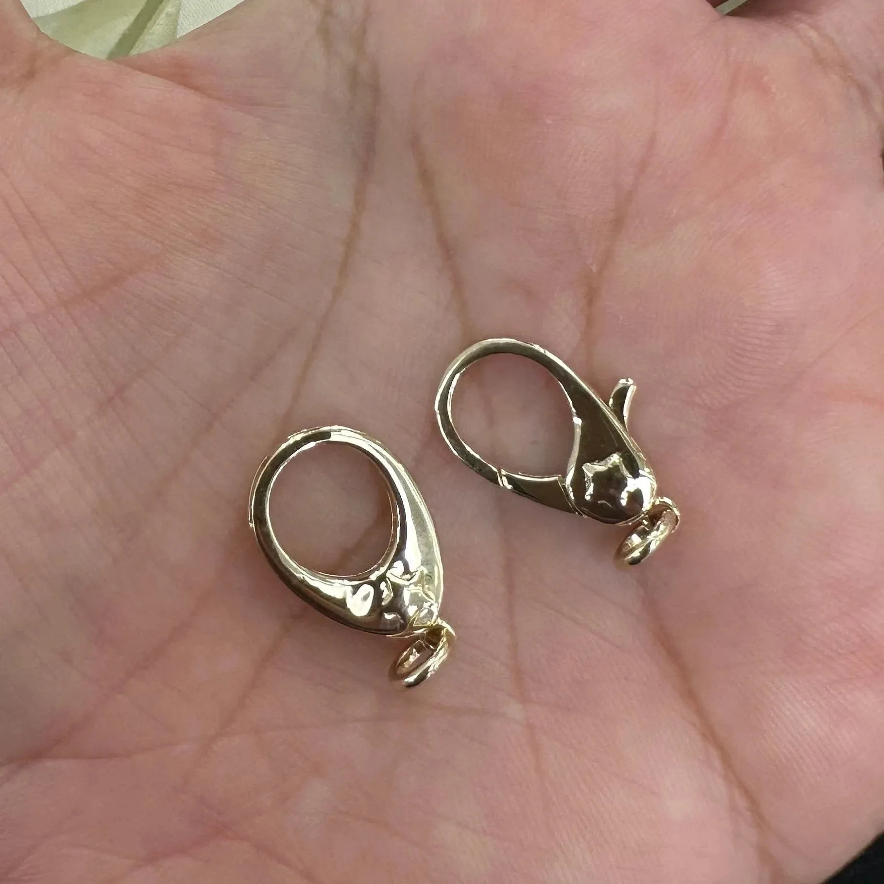 Solid Gold Handcuff Charm