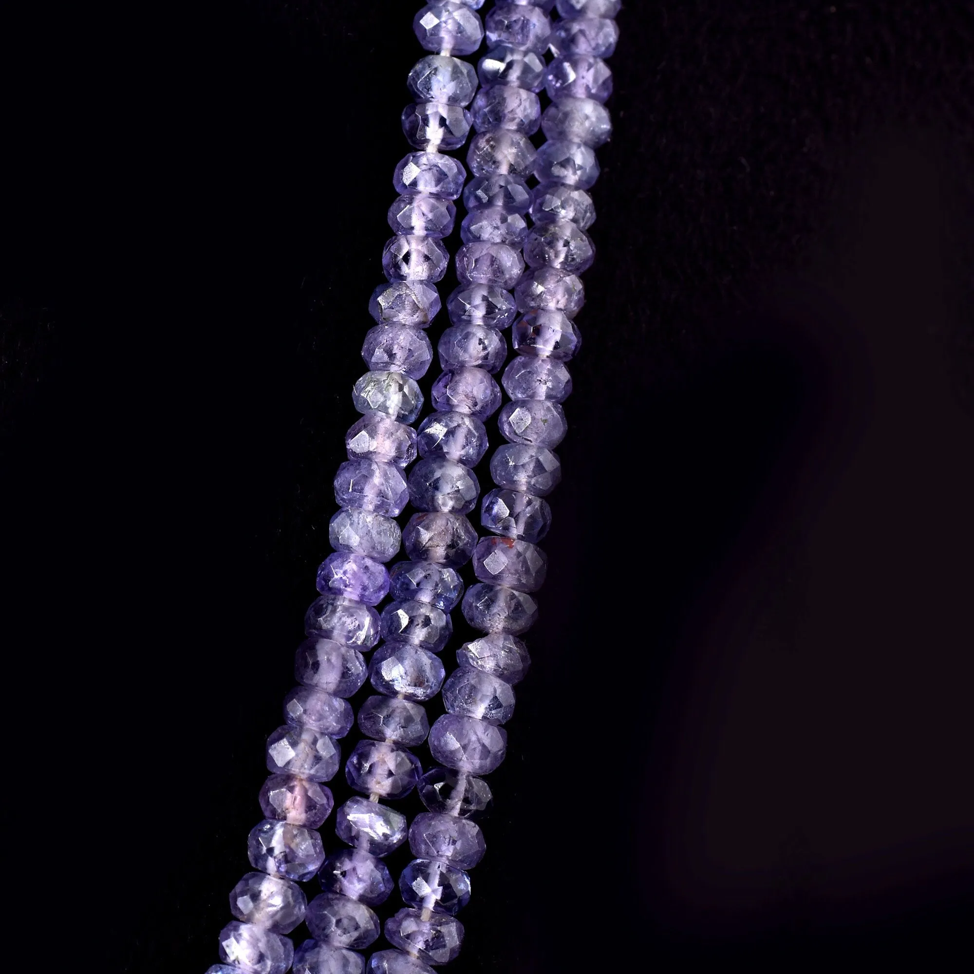Tanzanite Beaded Necklace