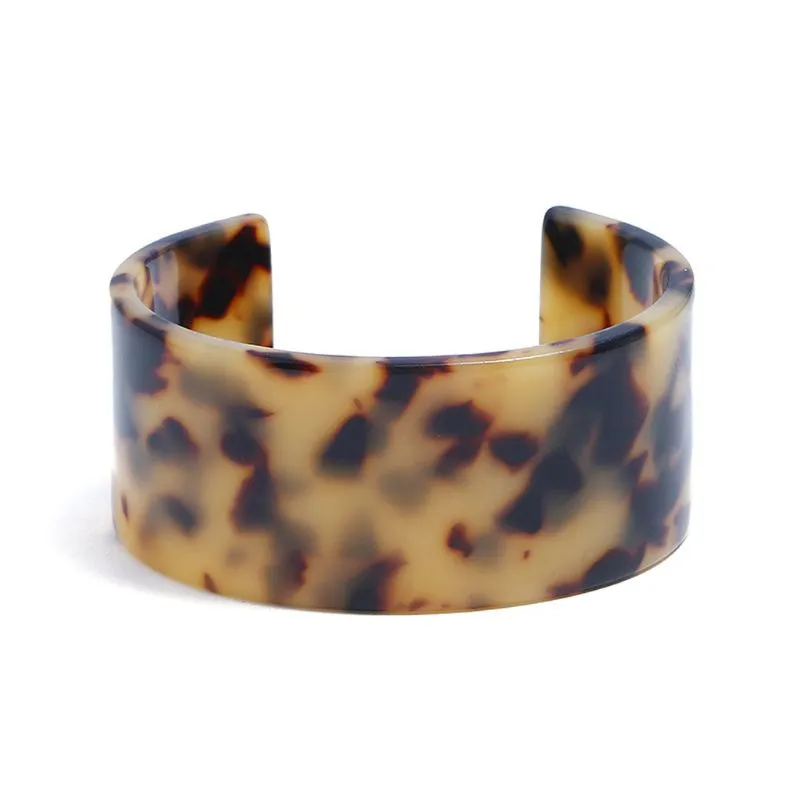Tortoise Shell Cuff Bangle